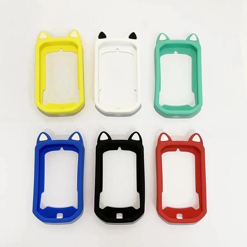 Bryton Rider 420 Rider 320 Case Bike Computer Silicone Cover Cartoon Rubber Protective Case + HD Film For Bryton Rider 1