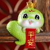Cute Small Snake Baby Figurine Resin Crafts Mini Snake Ornament  Spring Festival