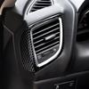 Car Dashboad Left Right Air Vent Outlet Stickers Panel Trim Interior Decor Carbon Fiber Sticker for Mazda 3 Axela 2014 2017 2018 Ujcdg07