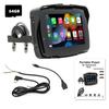 New 5.0 Inch Motorcycle Navigation Waterproof Carplay Display Screen Touch Screen Portable Wireless Android Auto Monitor