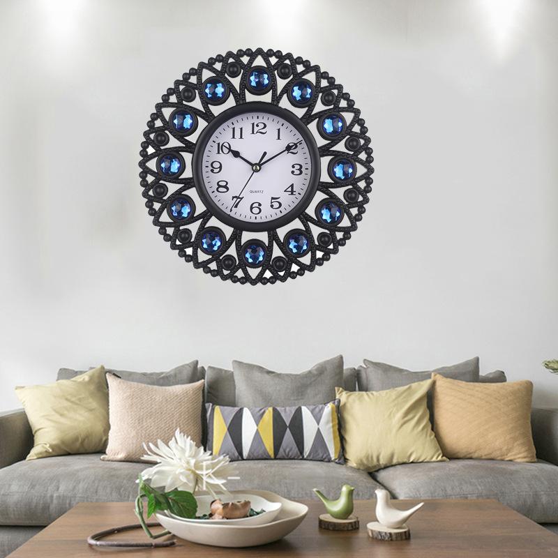 Clock Wall Clock Living Room Fashion Creative Clock Wall Watch Simple Wall Home Decoration Wall Hanging Electronic Quartz Clock
