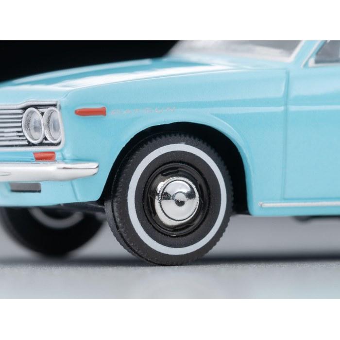 TOMYTEC Tomica Limited Vintage 1/64 LV-220a Datsun 510 2-Door Sedan (North America Spec) Light Blue '69 339427