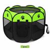 Octagonal Cat Playpen: Foldable Breeding Cage & Breathable Mesh Tent.