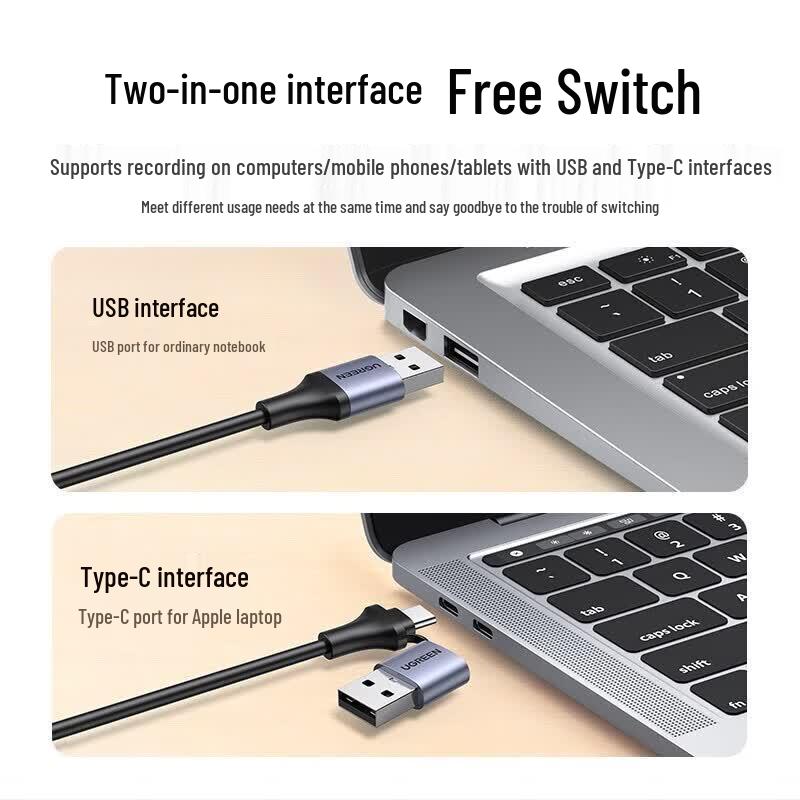 UGREEN USB/Type-C to HDMI 4K 60Hz Video Capture Card