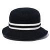 [New Era] STRIPED BAND BUCKET HAT Men's Black ML (59cm)