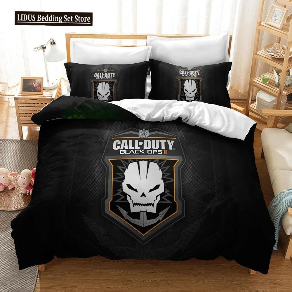 

Постільна білизна Call Of Duty Warzone Комплект односпальний, полуторний, двоспальний, queen, king Розмір ігрового комплекту для ліжка Дорослий, Дитяча спальня Комплекти з підковдрою 3D-друк 020 AU Single 140x210cm