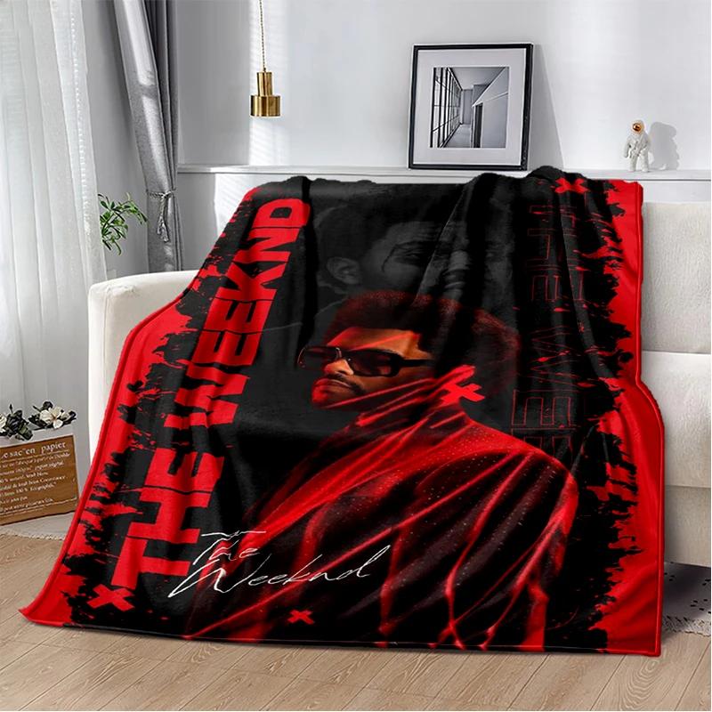 3D THE WEEKND,XO Alternative R&B Abel Tesfaye Flannel Blanket,Soft Throw Blanket for Home Bedroom Bed Sofa Travel Cover Kid Gift