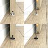 Sliding Barn Door Floor Guide With 2 Mounting Screws Wall Anchors Metal Ajustable Clip Bottom Track Guide Hardware Tool Parts