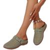 Summer Slippers for Women Wedge Sandals Baotou Half Slippers Comfort Breathable Hollow Sandal Roman Slides Big Size