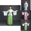 Chinese Style Childrens Hanfu Costume With Taffeta Fabric For Ethnic Dance Performances