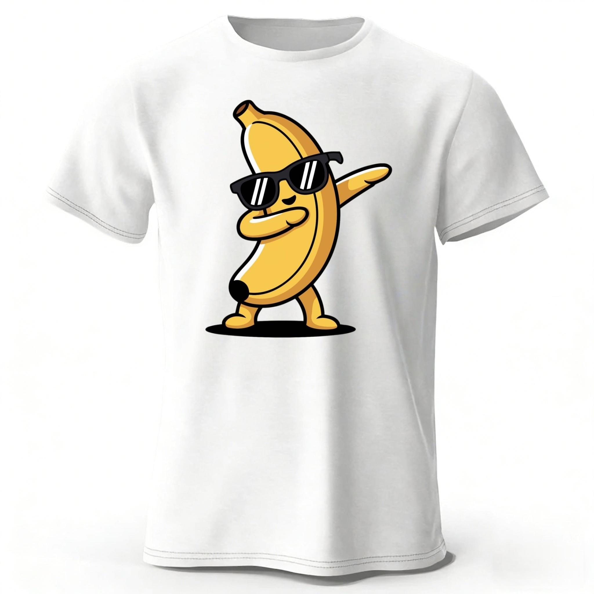 

Funny Banana Summer Mens 100 Cotton Tshirt Comfortable Loose Large Size Running Fitness Tshirt Casual Fashion Top 4XL