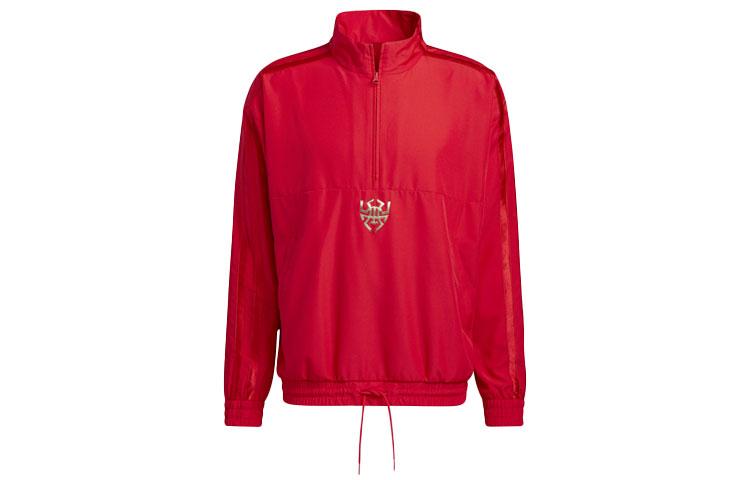 Adidas CNY Collection Jackets Men s Light Scarlet Stand Collar Moderate Other GP0226 XL