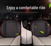 GM Full Surround Non-Slip Wear-Resistant Car Seat Cushion Set - Breathable Nappa Leather, All-Season, Three-Piece