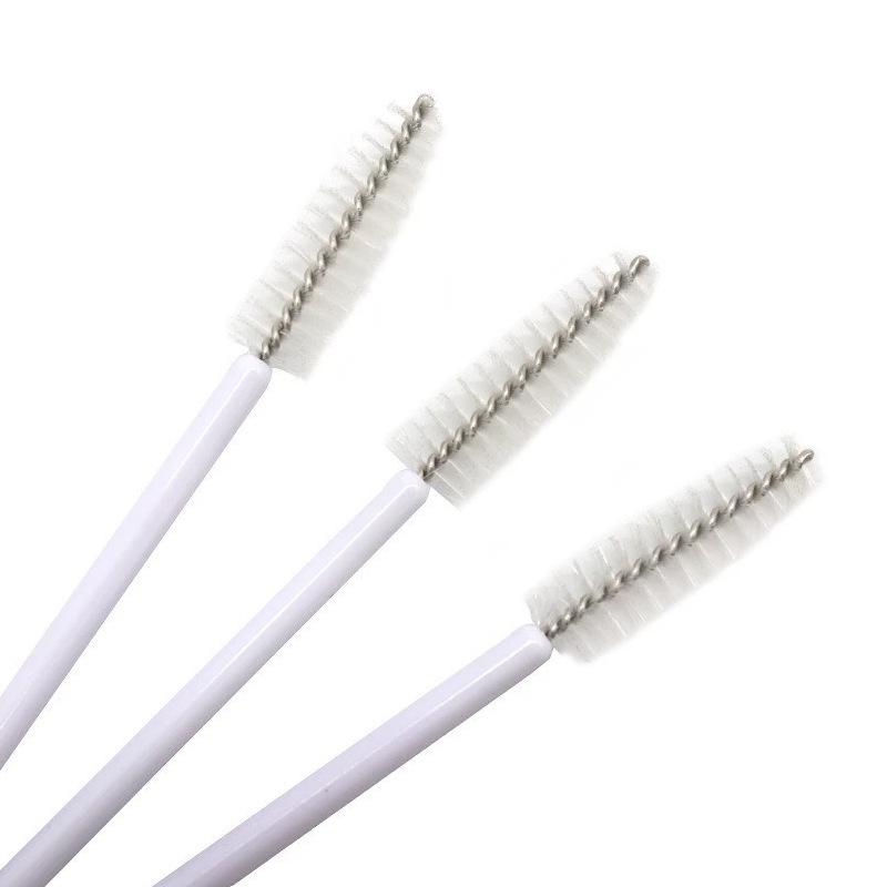 50er-Pack Farbige Spiral-Wimpern- und Augenbrauenbürsten - Tragbar und Einweg