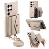 Crossbody Wallet with Card Holder Phone Case for Samsung S25 S24 S23 S22 Ultra Plus A56 A36 A26 A16 A06 A55 A35 A15 A25 Cover