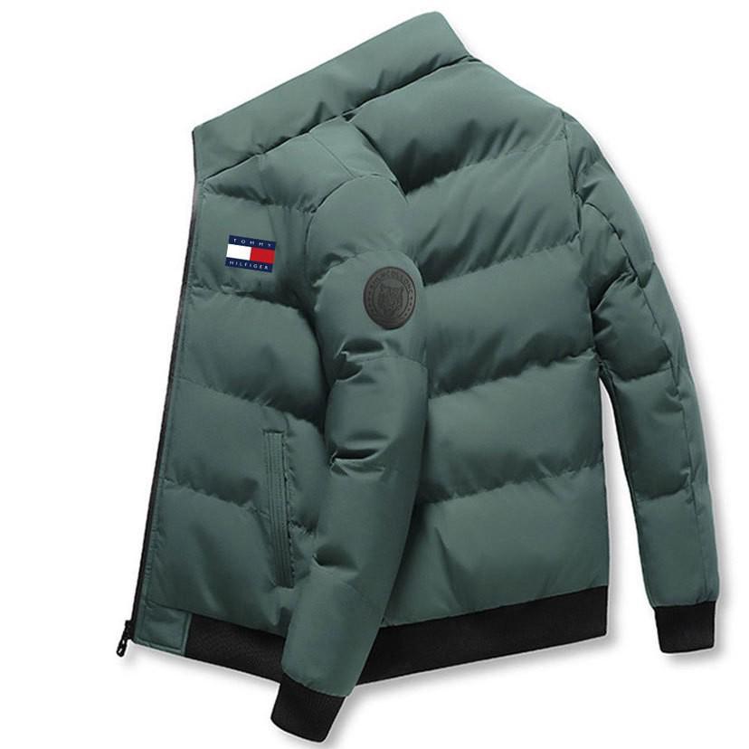 Men's Trendy Stand Collar Winter Cotton Jacket - Warm, Thickened, Short Korean Style Coat
