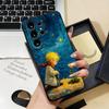 Little P-Prince And A F-fox Phone Case For Samsung S26 S25 S24 FE S23 S22 S21 Plus S20 Ultra Note20Ultra Black Soft Shell