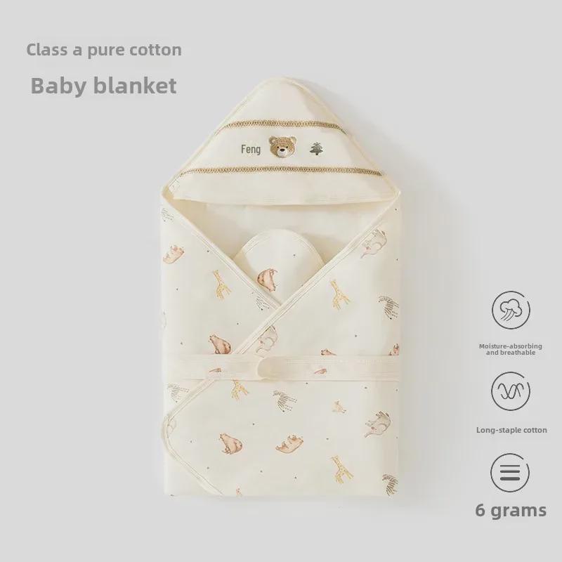 60g Deka z čisté bavlny pro novorozence - Zavinovačka pro jaro a podzimní porodní sál