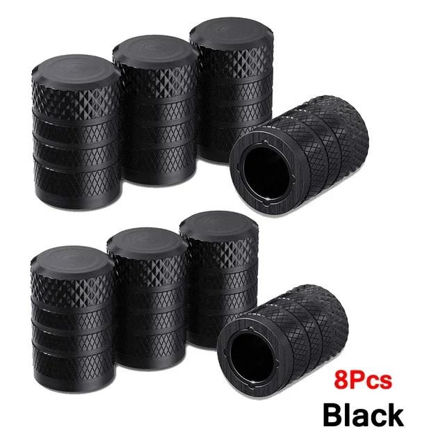 

AUTCOAT 4/8Pcs Tire Valve Stem Caps, Aluminum Tire Valve Cap, Universal Stem Covers for Cars Trucks Motorcycles SUVs and Bikes