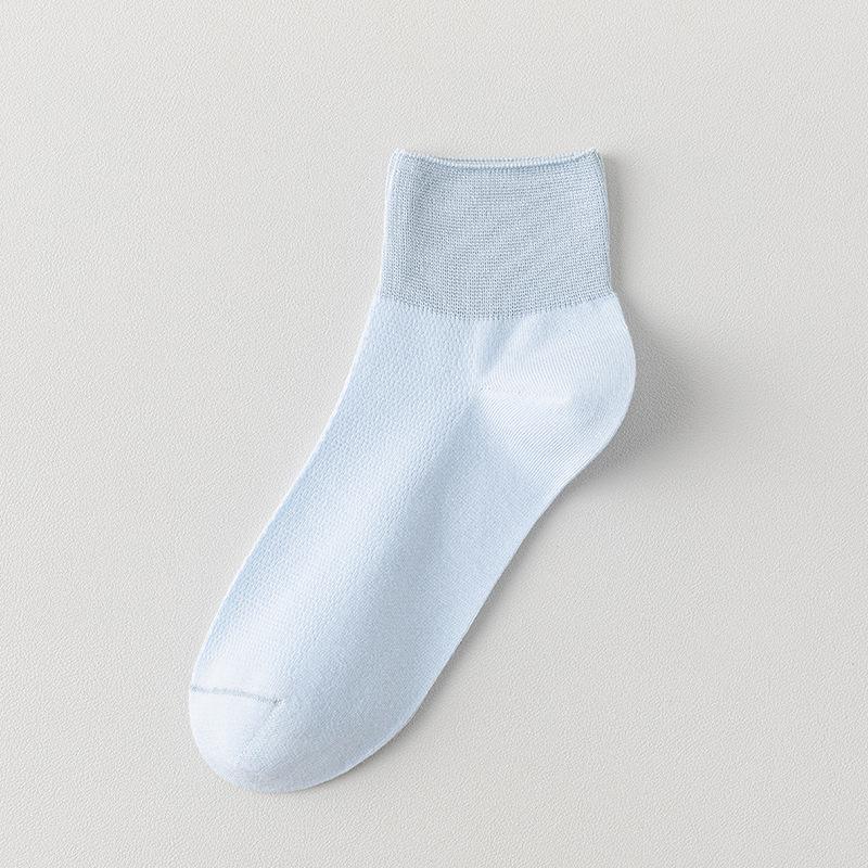 Women s Summer Breathable Cotton Postpartum Antibacterial Ankle Socks - White Ballet Mesh, Odor-Resistant Modal Cool