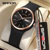 SANDA Top 6213 Male and Female Student Watches Casual Simple Dual Calendar Fashion Male and Female Student Quartz Watches