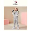 Hellokitty Girls' Sports Suit 2025 New Sports Casual Autumn Outfit for Older Children, Two-Piece Trendy Set for Autumn