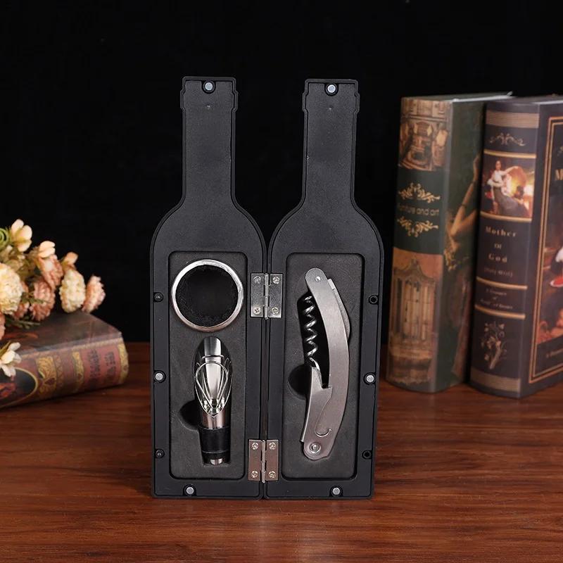 3/5Pcs Red Wine Bottle Opener Set Stainless Steel Bottle Opener Multifunctional Red Wine Bottle Creative Opener Bar Accessories