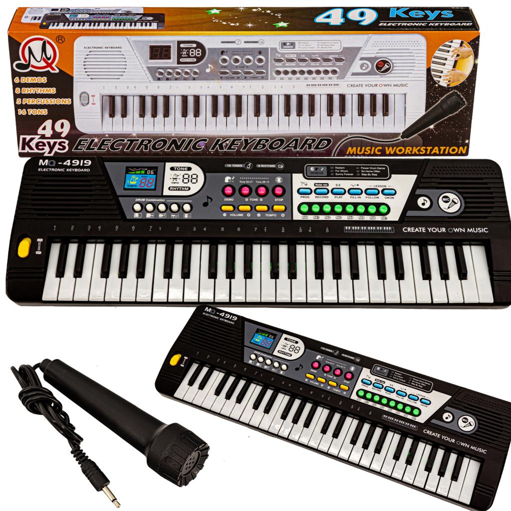 Organs For Children Musical Instrument Keyboard Microphone Set