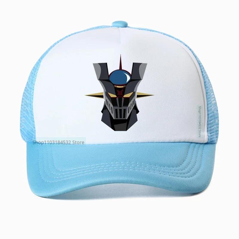 Unisex summer Dad hat Anime Mazinger Z baseball cap Für Männer Design Kurzarm Mode Benutzerdefinierte Plus Cartoon Camiseta hats