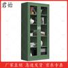 Jun Shi Military Green 5-Section Thickened Iron File Cabinet