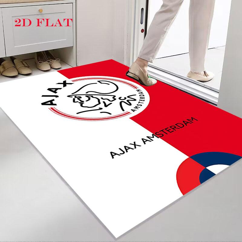 Tappeto AFC Ajax Amsterdam per Soggiorno Camera da Letto Casa Decorazione Divano, Tappetino Antiscivolo per Giochi Bambini