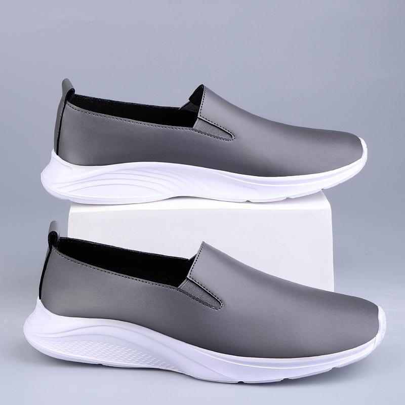Simple Comfy Mens Loafers Real Leather Casual Shoes Fashion Men Boat Shoes Fashion Brand — фото 4