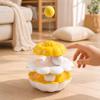 Interactive Cat Toy Flower-Shaped Tumbler Enrichment