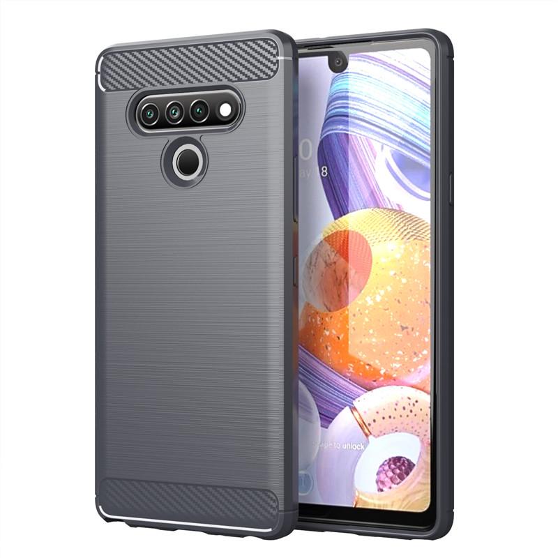 For Cover LG Stylo 6 Deksel For LG Stylo 6 Coque TPU Armor Silikon Støtfangerdeksel For LG K61 K40S K41S K51S Stylo 6 Velvet Fundas