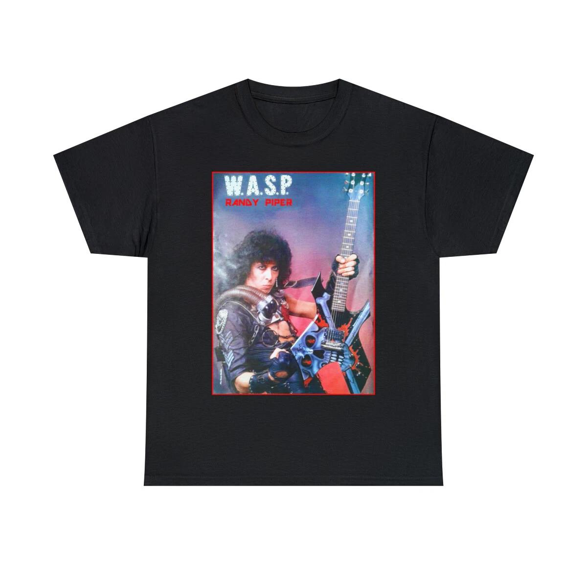

Футболка с коротким рукавом Randy Piper из Wasp 80-х LA metal 3XL