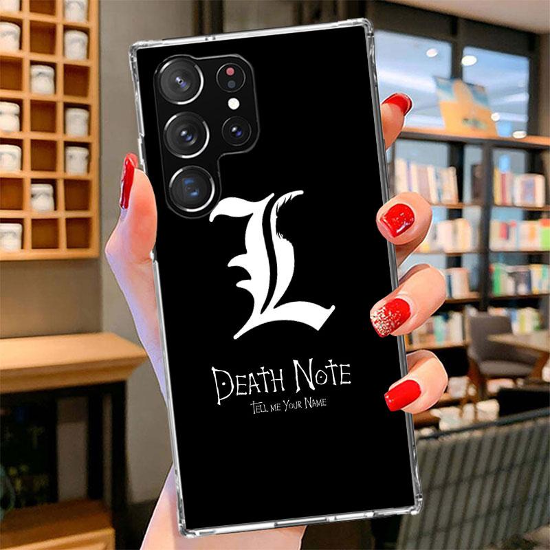 N-Note D-Death Anime Ryuk Phone Case For Samsung Galaxy S26 S25 Edge S24 Ultra S23 S22 Plus S21 S20 FE Soft Fundas Shell Galaxy