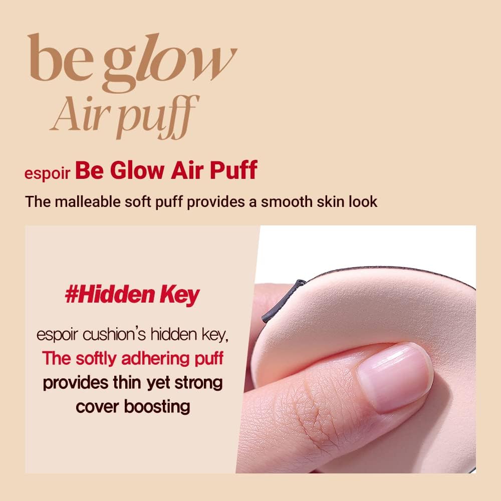 Espoir Be Velvet/ Be Glow Air Puff - Makeup Sponge Applicator (3 Options)