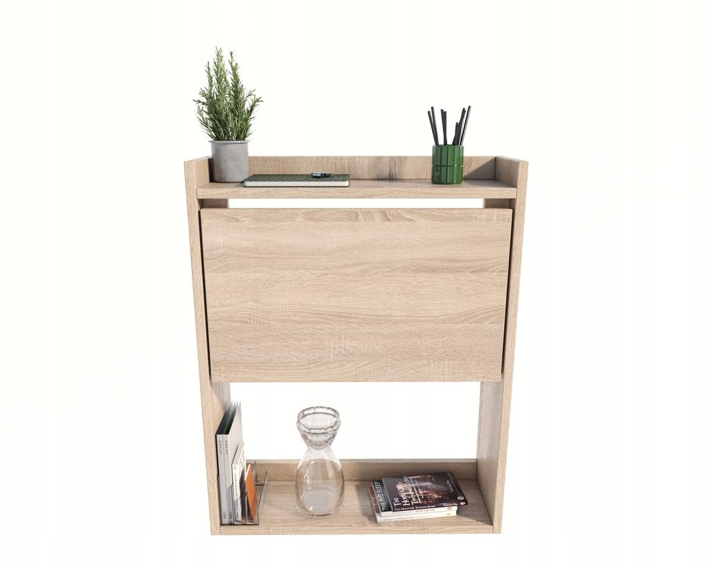 Klappschreibtisch Sonoma-Eiche Wandtisch für Arbeitszimmer Büro Wohnzimmer Mk