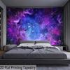 2D Vibrant Galaxy Starry Sky Tapestry 2D Print Wall Backdrop for Aesthetic Room