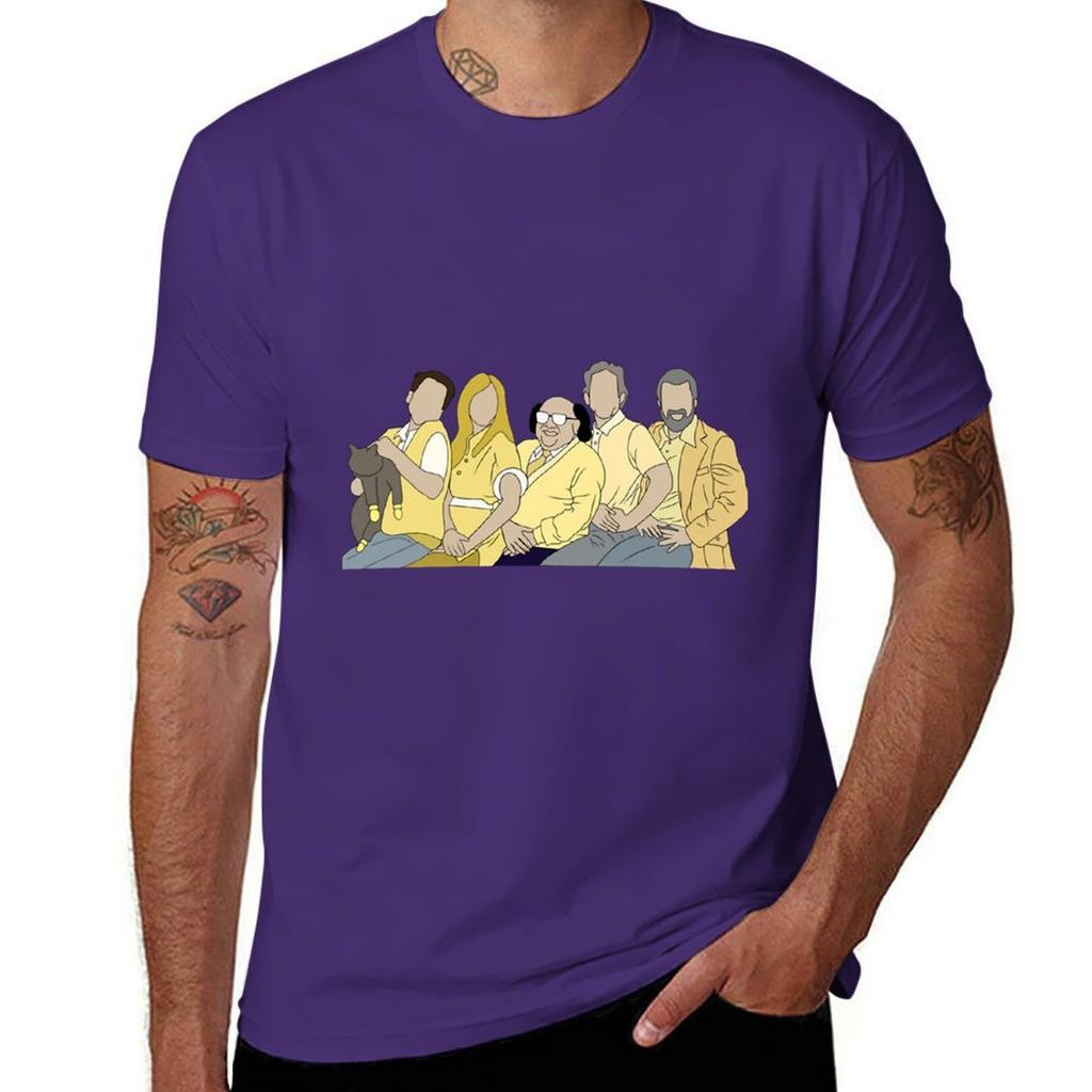 Its Always Sunny Tshirt Vintage Clothes Animal Prinfor Boys Anime Cute Clothes Mens Tall T Shirts