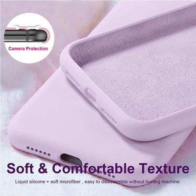 Capa de silicone líquido com proteção total contra quedas, capa macia para telefone para Xiaomi 13 Lite 13T Pro POCO C65 Redmi 12 12C 13C Note 12S 12 Pro+ 4G 5G