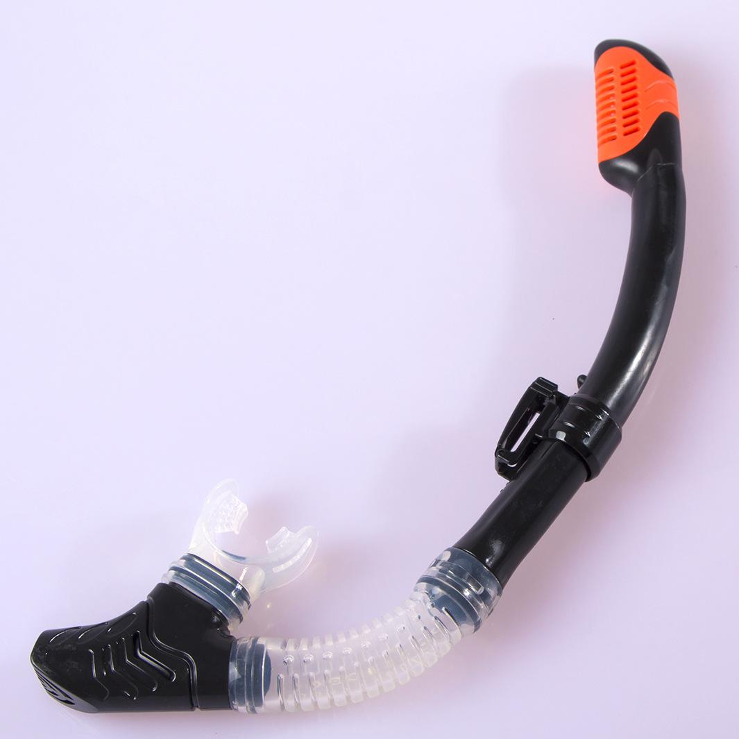 

Полностью сухая дыхательная трубка/силиконовая трубка для снорклинга S12 чёрный