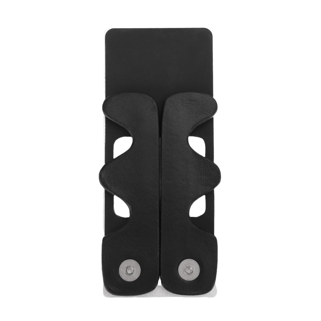 Pool Stick Holder Universal Aluminium Leather Foldable 4 Cue Billiard Cue Holder for Billiard Table Equipment