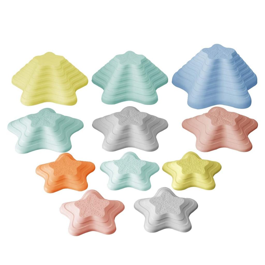 RiZKiZ Balance Stones, Star Shape, 11-Piece Set. Arrange them as you like to create river stone jumps Improve balance and core strength. Educational