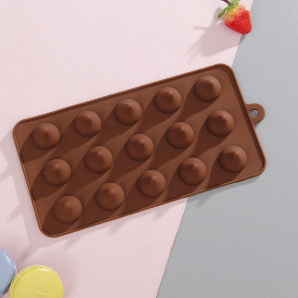 Handmade Design Silicone Chocolate Mold Non-Stick Surface Pudding Mold  Dessert Baking