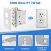 10PCS Socket Wall Platess Gasket Wall Platess Electrical Socket and Electrical Box Repair, Fix Loose Socket and Electrical Box