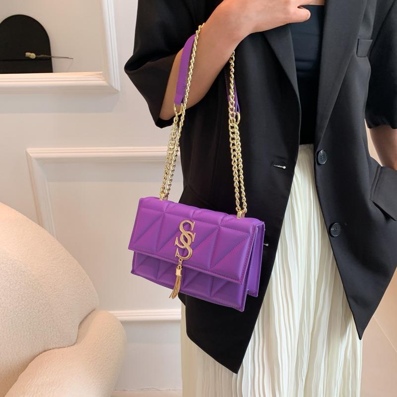 Casual retro new bag women's summer chain simple shoulder bag niche trend messenger bag small square bag