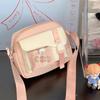 Japanese Cute Bag Female Simple Girl Messenger High Value Ins Fresh and Sweet Student Candy Color Messenger Bag