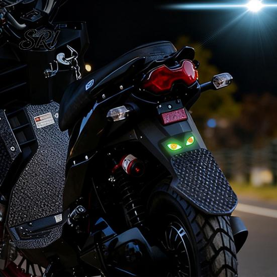Stylish Vehicle Decorative Lights Ghost Eye Motorcycles LED with Waterproof Dynamic Eye-catching Motorcycle Lighting Rear Taillights for Car