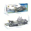 Children's Aircraft Carrier Toys Set with Military Action Figures, Aircraft Toys, Military Tanks, Helicopters and Fighter Jets